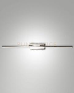 Nala applique cromo l.75cm a led 3000k - 15w - 1850 lm ip44