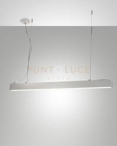 Next lampadario a sospensione bianco l.142x4,6cm dimmerabile doppia