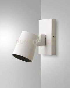 Modo spot bianco 1 luce alluminio spazzolato orientabile attacco 