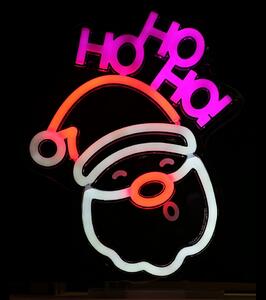 Babbo Natale luminoso da 27cm Led Neon Flex USB da interno Wisdom