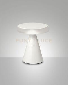 Neutra da tavolo bianca h.20cm a led 3000k - 8w - 750 lm dimmerabile