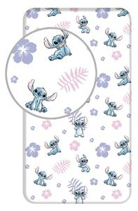 Lenzuolo con angoli per bambini in cotone per letto singolo 90x200 cm Lilo and Stitch – Jerry Fabrics