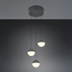 Reality Leuchten Lampada a sospensione Senta, Nero, Soggiorno / Sala da pranzo, Plastica, Moderno, Lampada a sospensione