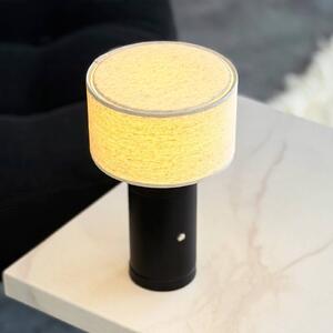 Dyberg Larsen Lampada da tavolo Mellow, dimmerabile, Nero, Soggiorno / Sala da pranzo, Legno, Scandinavo, Lampada da tavolo