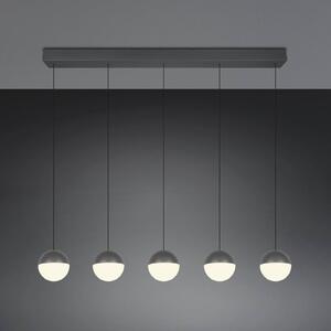 Reality Leuchten Lampada a sospensione Senta, Nero, Soggiorno / Sala da pranzo, Plastica, Moderno, Lampada a sospensione