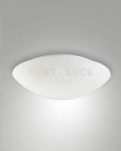 Pandora plafoniera bianca 1 luce attacco e27 d.36cm con sensore di