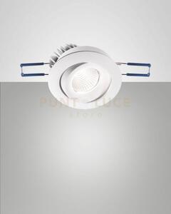 Sigma system incasso bianco tondo orientabile a led 7w 3000k 800lm 