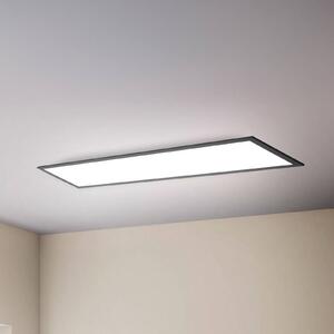 B.K. Licht Pannello LED Odin on/off, 100 x 25 cm, nero, 4.000 K, Nero, Studio / Ufficio, Metallo, Moderno, Pannello LED