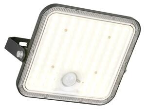Illuminazione esterna LED con alimentazione a pannelli solari con timer/con sensore di movimento da parete (altezza totale 19 cm) Acora – Trio
