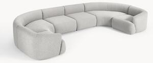 Divano XL componibile in bouclé Sofia