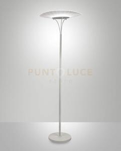 Vela lampada da terra bianca a led 3000k - 24w - 2180 lm dimmerabile