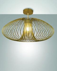 Fassa plafoniera oro opaco in metallo 1 luce attacco e27 d.60cm