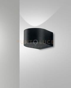Lao applique per esterni 1 luce nero led 6w 3000k 540lm ip65