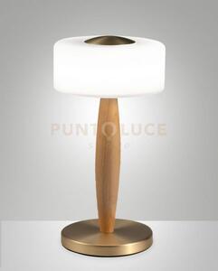 Elea lampada da tavolo ottone satinato dimmerabile a led 3000k - 8