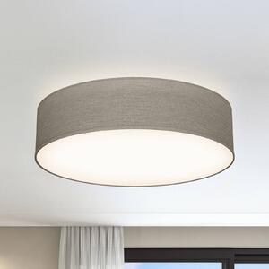 B.K. Licht Plafoniera soffitto Litora, dimmerabile, Marrone / Ruggine, Soggiorno / Sala da pranzo, Tessuto / Stoffa / Seta, Plafoniera