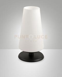 Milady lampada da tavolo attacco g9 lampadina inclusa colore nero d