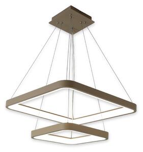 BRILAGI - lampadario LED dimmerabile a sospensione su cavo FALCON SLIM LED/78W/230V beige + telecomando