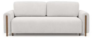 Divano color crema allungabile/con contenitore e rivestimento in bouclé 244 cm Arcadova – ELTAP