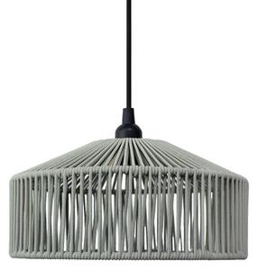 Newgarden Lampada a sospensione Calabardina, verde, cavo, Ø30cm, IP44 Calarbardina, dimmerabile, Verde, Tessuto / Stoffa / Seta, Scandinavo