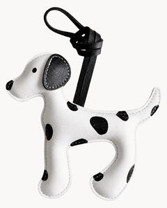 Portachiavi in pelle vegana fatto a mano Dalmatian
