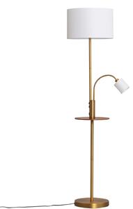 Lampada da terra Lindby, Aovan, Bronzo / Ottone anticato, Soggiorno, Metallo, Moderno