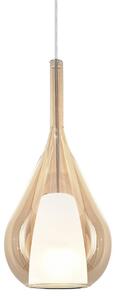 IDEAL LUX Lampada a sospensione Kalique, dimmerabile, Crema / Ambra, Soggiorno / Sala da pranzo, Plastica, Moderno, Lampada a sospensione