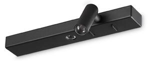 IDEAL LUX Applique da parete a LED Bonne Nuit 2, Nero, Soggiorno / Sala da pranzo, Metallo, Moderno, Applique a LED