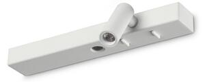 IDEAL LUX Applique da parete a LED Bonne Nuit 2, Bianco / Opale, Soggiorno / Sala da pranzo, Metallo, Moderno, Applique a LED