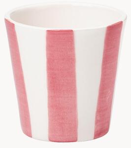 Tazza dipinta a mano con righe Iris