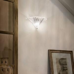 IDEAL LUX Applique da parete Santa, Chiaro / Trasparente, Soggiorno / Sala da pranzo, Vetro, Applique