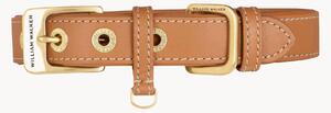 Collare per cani in pelle nappa Caramel