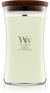 Woodwick Solar Haze candela profumata con stoppino in legno 610 g