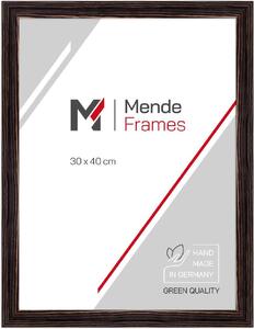 Specchio da parete in legno MendeFrames H025 20x20 cm nero