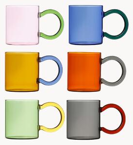 Set di 12 tazze in vetro borosilicato Assort