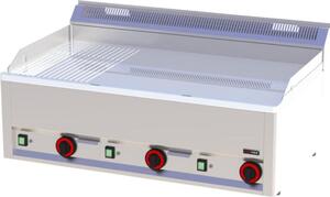 Piastra grill elettrica KBS con 3 zone di riscaldamento, superficie di cottura liscia/nervata, 990x600x290 mm