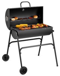 VonHaus Barbecue a Carbone – Barile, 2 in 1 Barbecue e Affumicatore Portatile