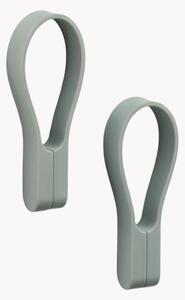 Set di 2 portasciugamani magnetici in silicone Loop