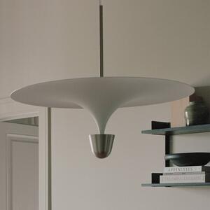 New Works Lampada a sospensione Kantarell, dimmerabile, Alluminio / Grigio / Zincato, Soggiorno / Sala da pranzo, Metallo, Design, Lampada a sospensione