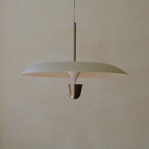 New Works Lampada a sospensione Kantarell, dimmerabile, Alluminio / Grigio / Zincato, Soggiorno / Sala da pranzo, Metallo, Design, Lampada a sospensione