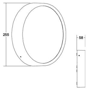 Brumberg Leuchten 10036173 Lampada da parete a LED 230 V 3000/4000/5700 K