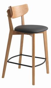 Sedia da bar in legno di quercia Pero - Unique Furniture