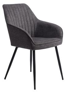 Sedia da pranzo grigio scuro Nolan - Unique Furniture