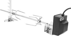 Kit per griglia elettrica, compatibile con griglie da 33 libbre, dotato di una sporgenza esagonale da 29 pollici, motore, e realizzato in acciaio inossidabile. (Tipo di corrente: 220V, 50Hz, standard europeo)