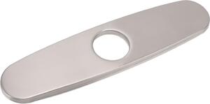 Rubinetto per lavello Piastra di copertura in acciaio inossidabile spazzolato - Piastra di base in acciaio inossidabile 304 - Rubinetto da cucina Pannello decorativo con rubinetto Pannello decorativo