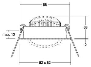 Brumberg Leuchten Faretto da incasso LED 230V 39365183
