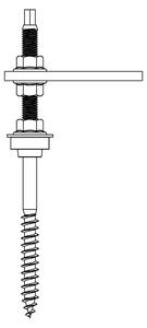 Bullone di sospensione K2 Systems, preassemblato 2000121