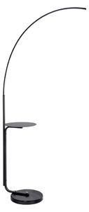 Lampada LED da terra con tavolo LED/20W/230V 3000-6500K nero
