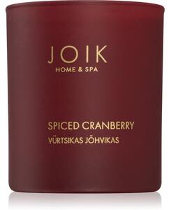 JOIK Organic Home & Spa Spiced Cranberry candela profumata 150 g