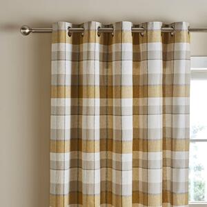 Tende gialle e beige in set da 2 168x183 cm - Catherine Lansfield