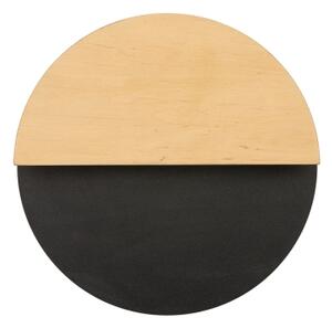Applique a LED LUNA LED/7W/230V diametro 26 cm nero/beige